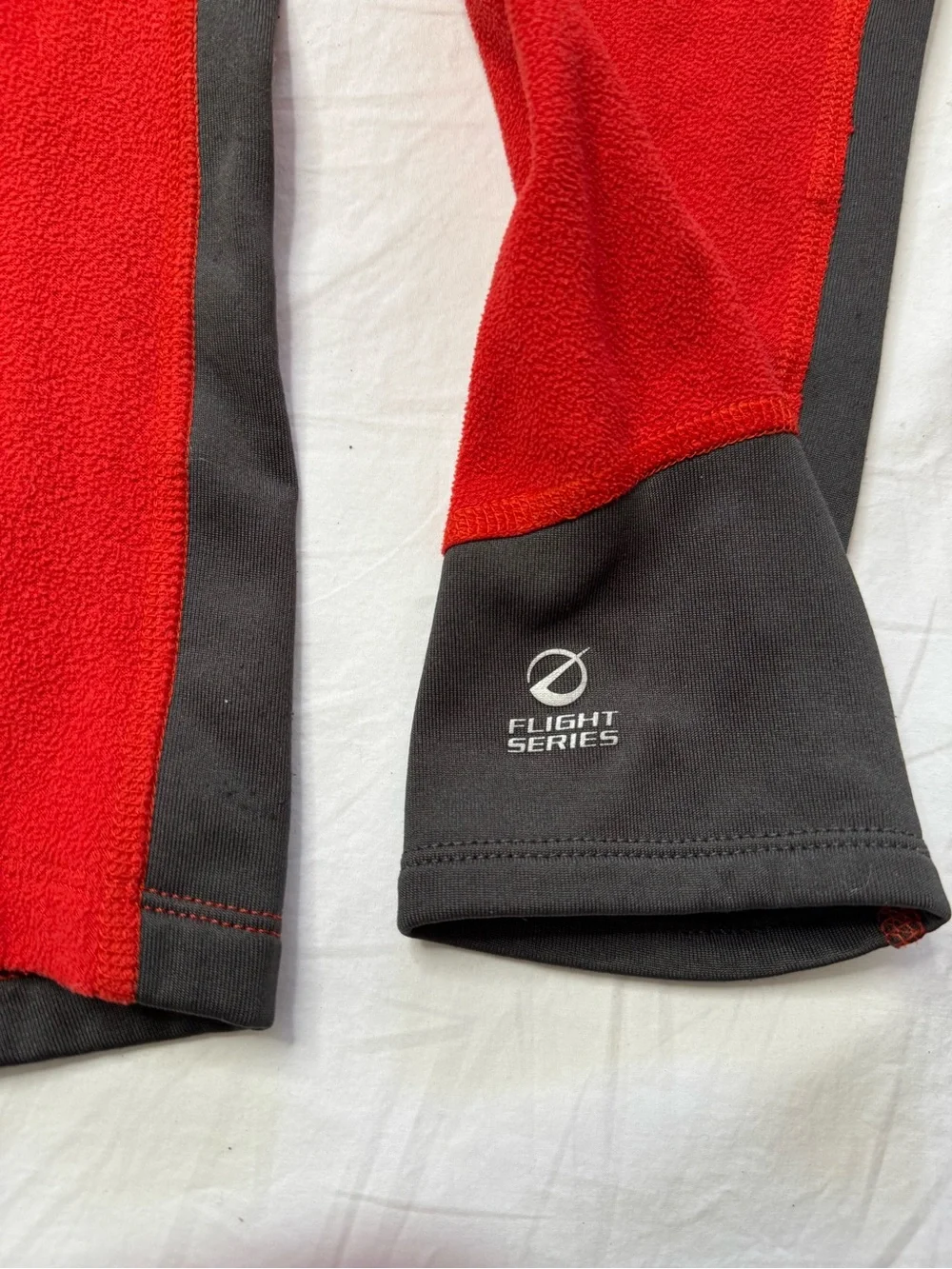 The North Face - Red Half-Zip Performance Fleece Flight Series Hoodless Sweater